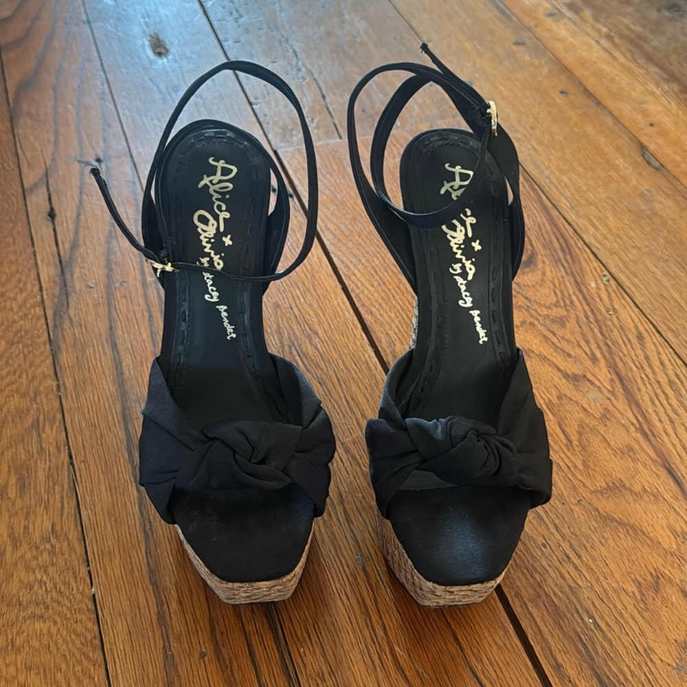 Alice + Olivia Wedge Platform Heels